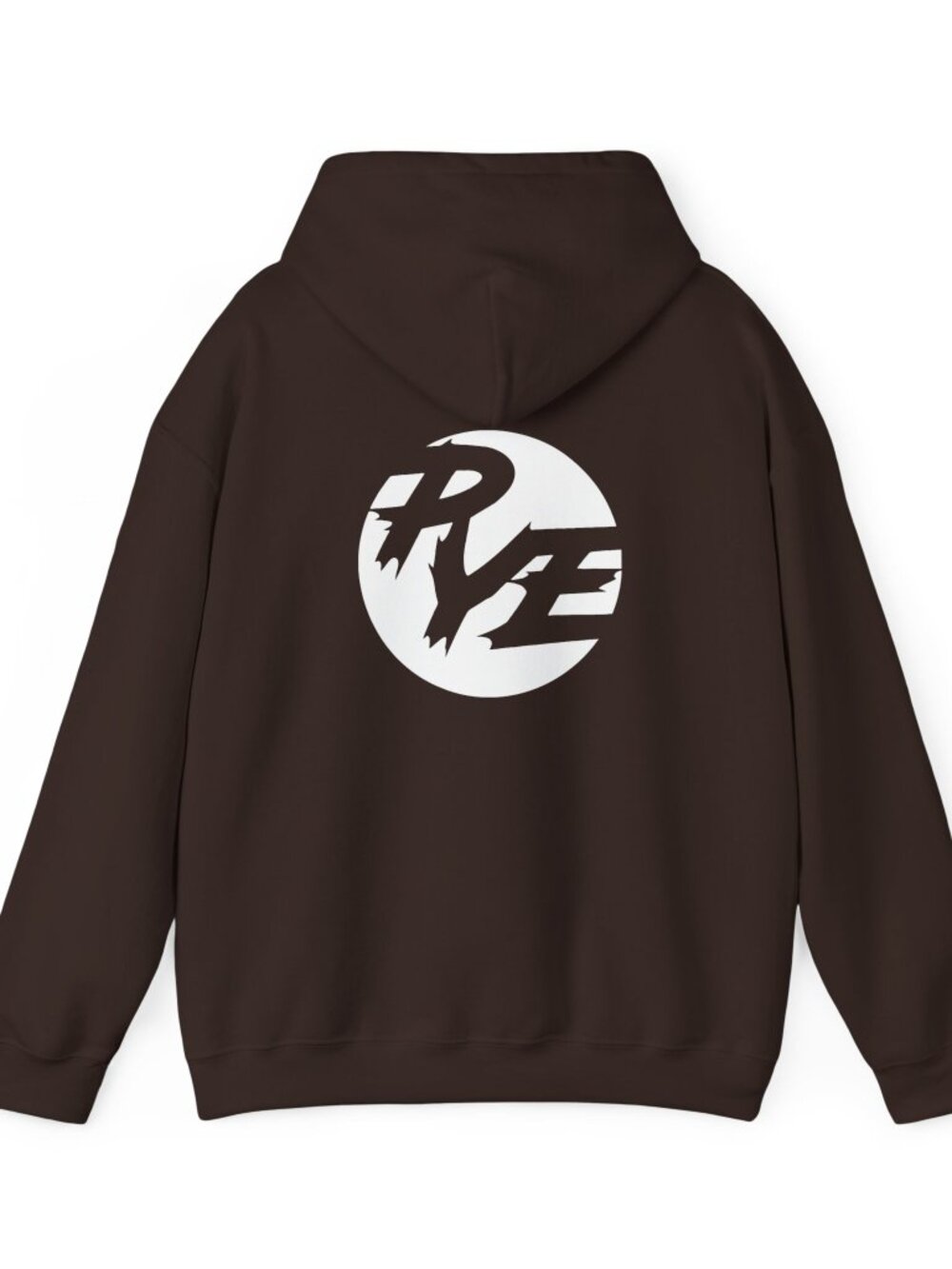 PYE Logo Hoodie | Unisex Streetwear Sweatshirt | Brown - Picture 3 of 4